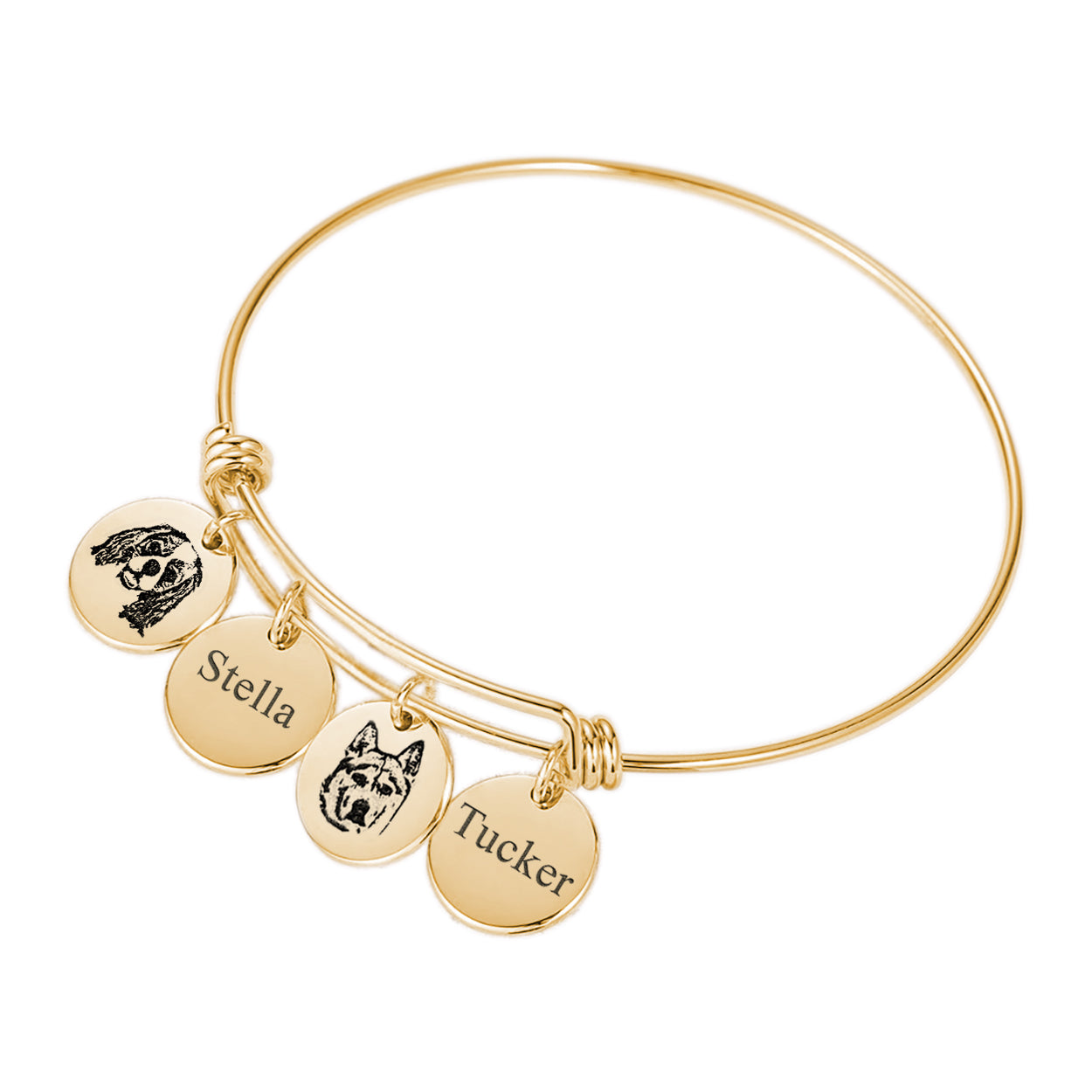 Personalized Pet Portrait Bangle