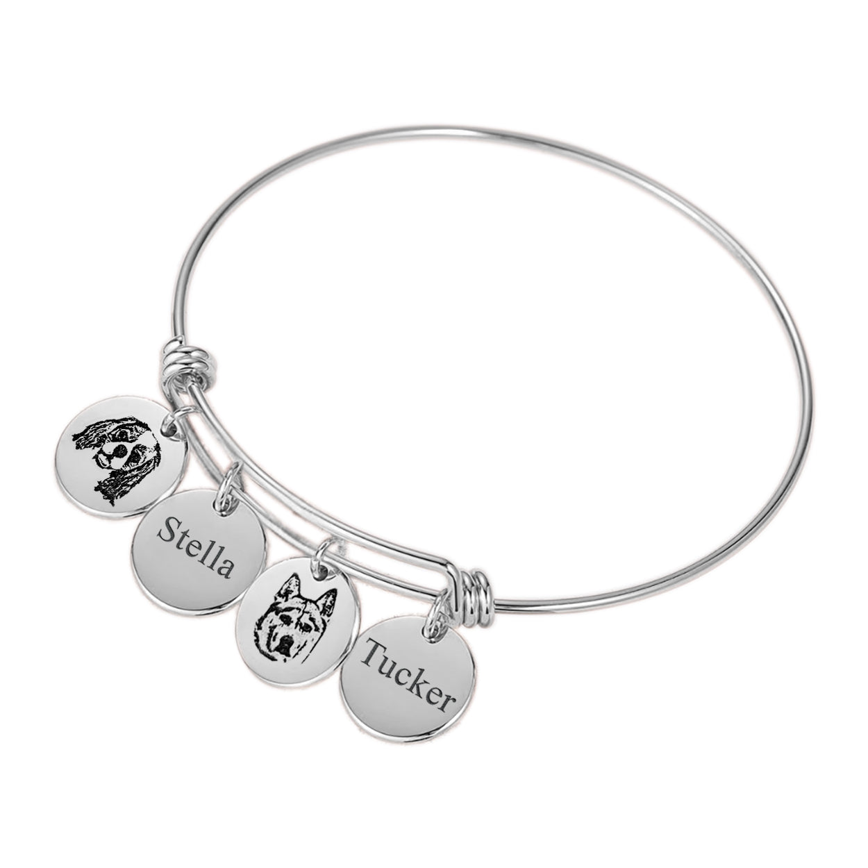 Personalized Pet Portrait Bangle