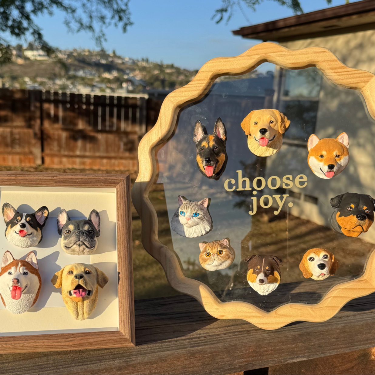 Custom 3D Pet Portrait Magnetic Figurine